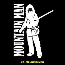 Mountain Man Vinyl Car Window Sticker