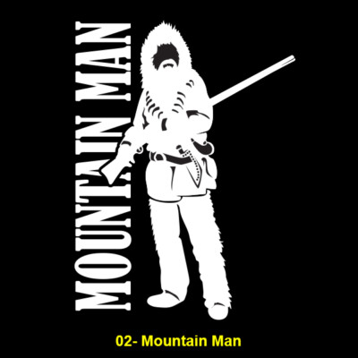 Mountain Man Vinyl Car Window Sticker | eBay