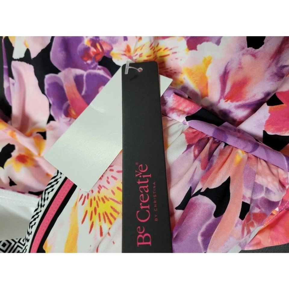 Nuevo con etiquetas Traje de baño de una pieza Be Creative en rosa/rosa, talla 14D Foto 3 de 4