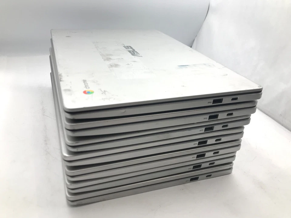 LOT OF 11 ASUS Chromebook C423N/C424M Celeron 14" -Various Issues/Parts -MZ - Image 3 of 4