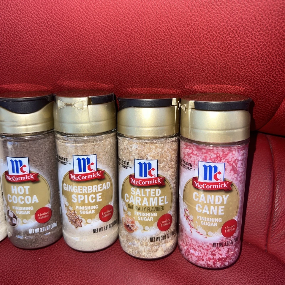 MCCORMICK ACABADO AZÚCAR VACACIONES 2024 LOS SEIS SABORES Cacao Pan de Jengibre... NUEVO Foto 4 de 4