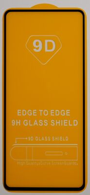 Xiaomi Redmi Note 9 Pro Max Panzerschutz Glasfolie 6D Schwarz FullCover 9H Displ
