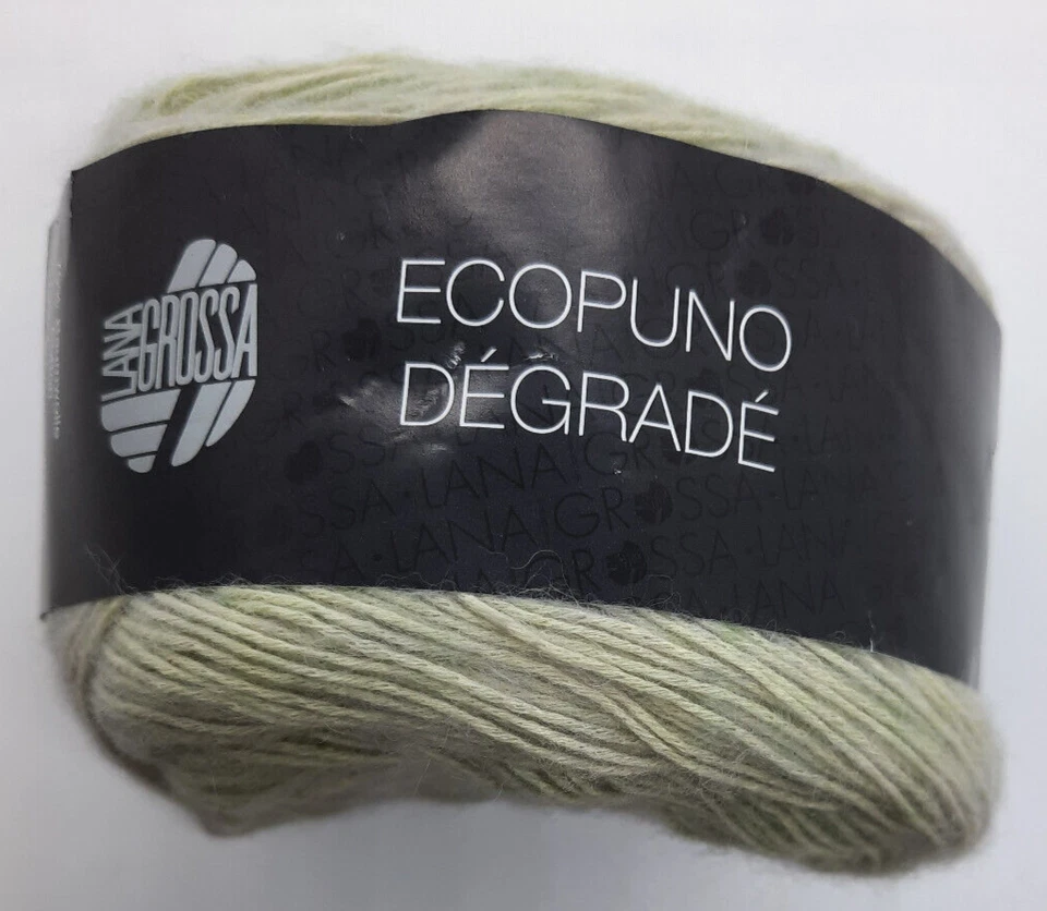 (189,50 €/kg):  100 g LG ECOPUNO DÉGRADÉ, Farbverlauf, P.130007, Fb. 405 #6061 - Bild 2 von 2