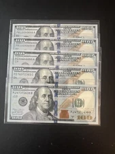 $100 Bill (One Hundred Dollar Bill) – Lightly Circulated- 2017A Series