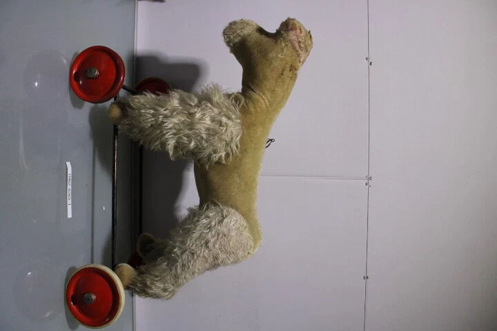 Antikes Spielzeug VINTAGE Steiff Hund auf Rädern Sitzhund 55cm (H462-6263-1-A45) - Bild 2 von 4