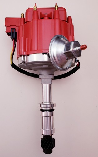 for JEEP DAUNTLESS 225 BUICK ODD FIRE 231 RED HEI DISTRIBUTOR + 65,000 VOLT COIL - Picture 3 of 6