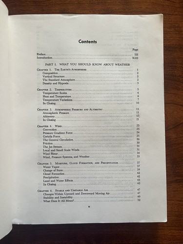 AVIATION WEATHER - For Pilots and Flight Operations Personnel ~ DOT ~ 1975 ~ PB - Picture 11 of 23