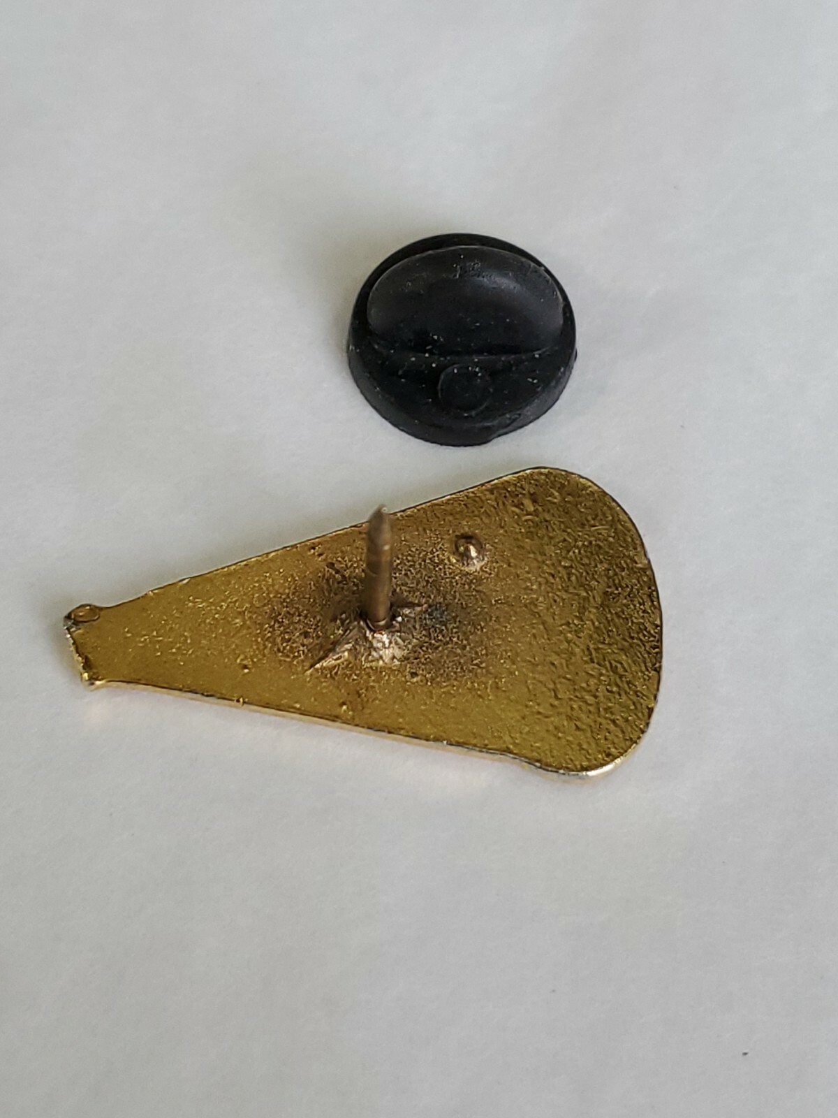 Cheerleader Megaphone Letterman's Jacket Pin Gold Color Metal eBay