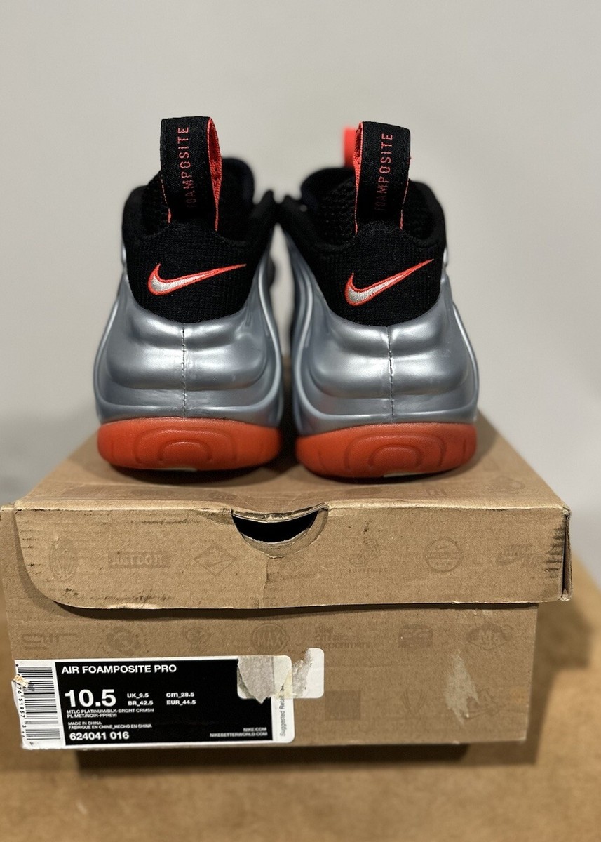 Nike Air Foamposite Pro Crimson Men's 10.5 Comes With Box | eBay