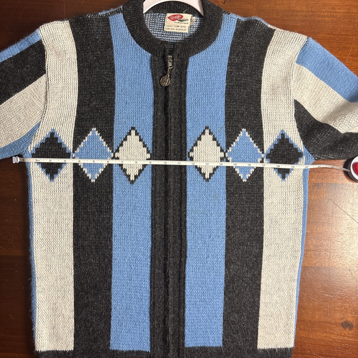 トップス 50s 60s virgin orlon acrylic cardigan Vintage 50s 60s Virgin Orlon Acrylic Knit Cardigan Purple