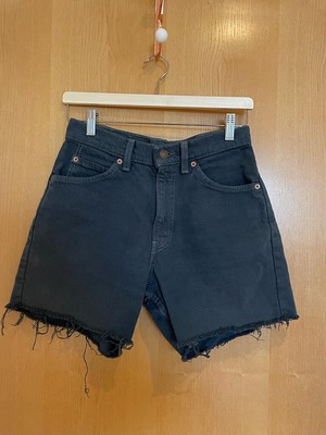 levi's distressed denim shorts womens