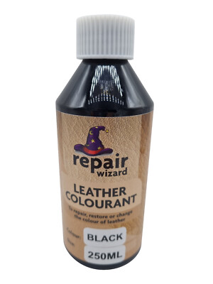 250ml Schwarz Leder Vinyl Farbstoff Farbstoff Wiederherstellung Verblasst Tragen Sofa Stuhl Auto