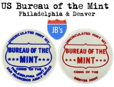 Set of (2) P & D Bureau of the Mint US Tokens UNCIRCULATED *JB's Coins*