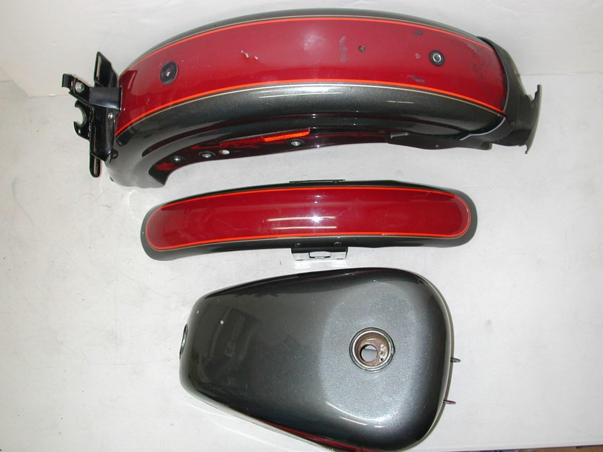 HARLEY DAVIDSON SportsterXL Motorcycle OEM Fuel Gas Tank & Fenders