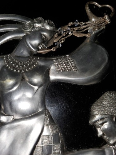 Dancing Couple - wall art from Ukraine, VINTAGE - Picture 8 of 12