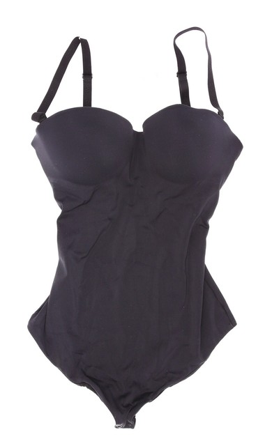 Wolford Women S Mat De Luxe Forming Thong Bodysuit In Black 8521