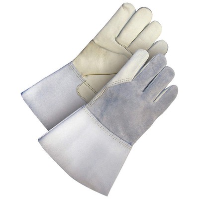 BDG 60-1-650-X2L Leather Gloves,Gauntlet Cuff,2XL 55LD34