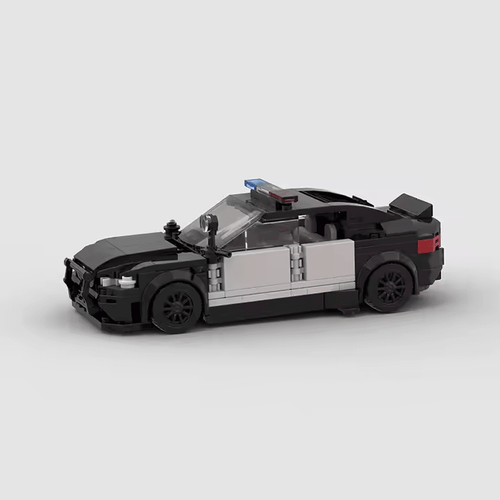 MOC Lego Car Building Set: BMW M5 Police Car - Picture 5 of 5