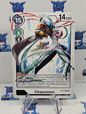 Chaosmon Digimon Card Game Great Legends BT4-090 R NM | eBay Chaosmon Digimon Card Game Great Legends BT4-090 R NM | eBay
