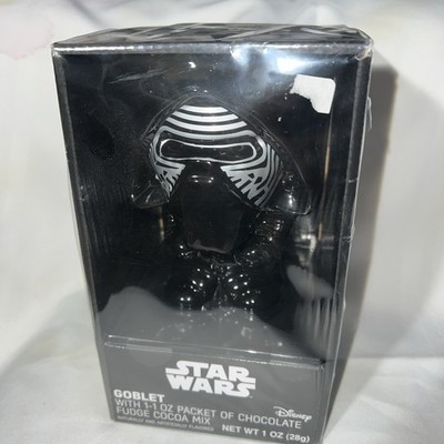 Star Wars Disney Kylo Ren 6'' Ceramic Goblet Mug- 2018- w/Fudge Cocoa Mix- NIB