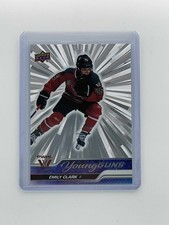 2024 UD PWHL First Edition - Emily Clark Young Guns Outburst #70 Ottawa Charge