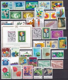 UNITED NATIONS VIENNA COMMEMORATIVES MNH