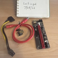Pack of 2 --- PCI-E 1x to 16x Powered USB 3.0 GPU Riser Extender VER 009S