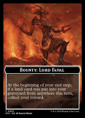 Bounty: Lord Faijal (0033) NM-Mint Commander: Outlaws of Thunder Junction MTG