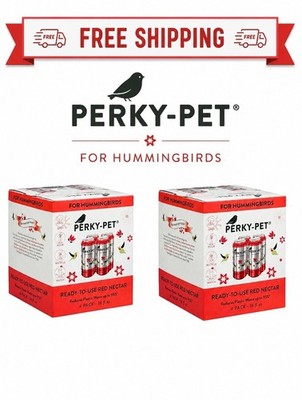 PERKY-PET Ready-To-Use Sugar Hummingbird Nectar - JUMBO! 8 Cans (128 Oz.!) -NEW!