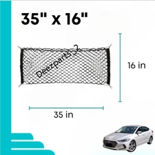 35" x 16" Double Layer Trunk Cargo Net For Hyundai Elantra 2017-2024 Envelope