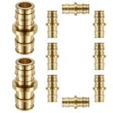 PEX A Fittings 1 2 Inch Expansion Straight Coupling 10 Pack 1/2 1/2 LI EPXC12