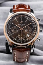 Breitling Transocean Chronograph 43mm Rose Gold Complete Set Bronze Dial UB0152 2