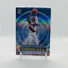 2019-20 Donruss Optic #7 Damian Lillard T-Minus 3, 2, 1, Holo
