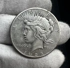 1928-P Peace Silver Dollar 90% US Coin Key Date