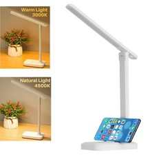 LED Desk Lamp Touch Sensor Table Bedside Reading Light USB Rechargeable Dimmable