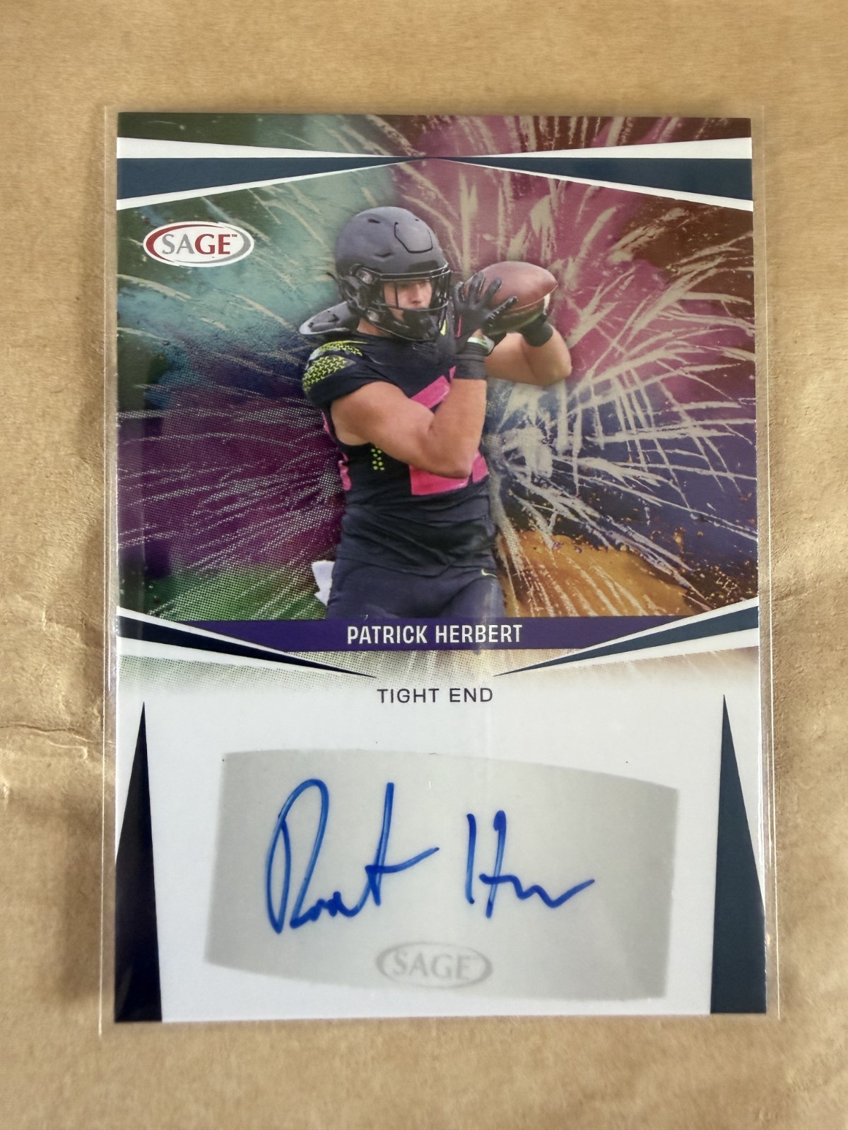 2025 Sage Collectibles Football RC Auto A-PH Patrick Herbert Jacksonville Jags