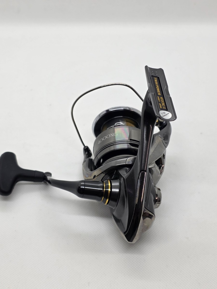 Shimano 24 TWIN POWER 4000XG Spinning Reel Fishing | eBay