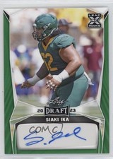 2023 Leaf Draft Auto Green Siaki Ika #BA-SI1 Auto 11n2