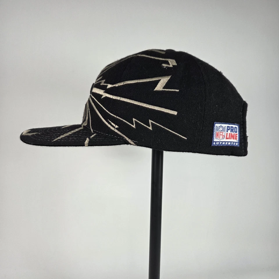 De Colección New Orleans Saints Pro Line Starter NFL Shockwave Colisión Snapback Sombrero Foto 3 de 4