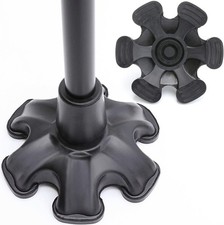 Cane Tip with 6 Support Rubber Foot for Walking Canes 3/4 Inch Shaft, Self-Stand