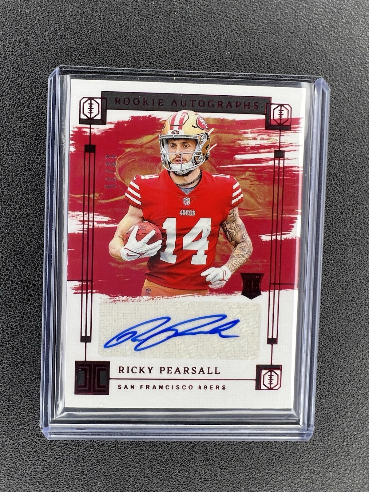 Ricky Pearsall Panini Impeccable Rookie Autographs #RARPL Base
