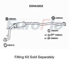 Rear Muffler Silencer Insert Exhaust System Fits Honda Jazz EuroFlo EXHA3032