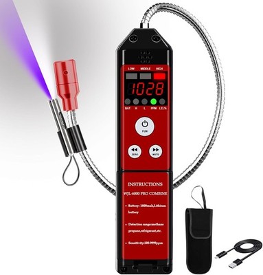 Refrigerant Leak Detector,WJL-6000PRO CombineA2L Freon Leak DetectorRechargeable