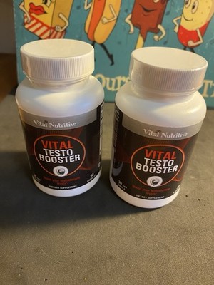 Vital Nutritive Testo Booster Dietary Supplement 30 Capsules Lot Of 2