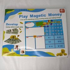 62 PC Play Magnetic Money Develop Money Skills  Math 4 