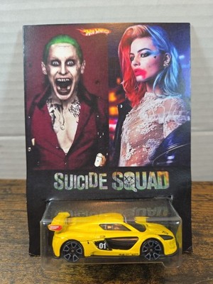 Hot Wheels CUSTOM~Renault Sport R.H.01~SUICIDE SQUAD~SO FINE~ CUSTOM CARD~NM