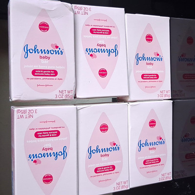 Johnson's Baby Bar Soap 3 oz Mild & Gentle for Delicate Skin Lot of 6