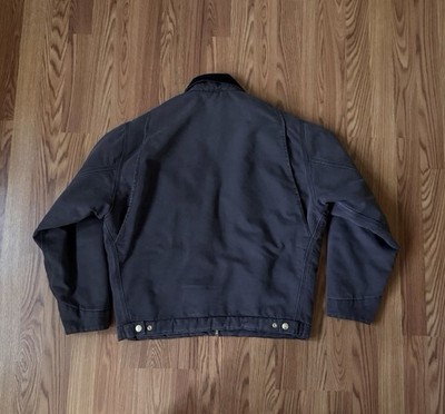 Carhartt WIP OG Detroit Jacket Tobacco Brown Black Size Small | eBay