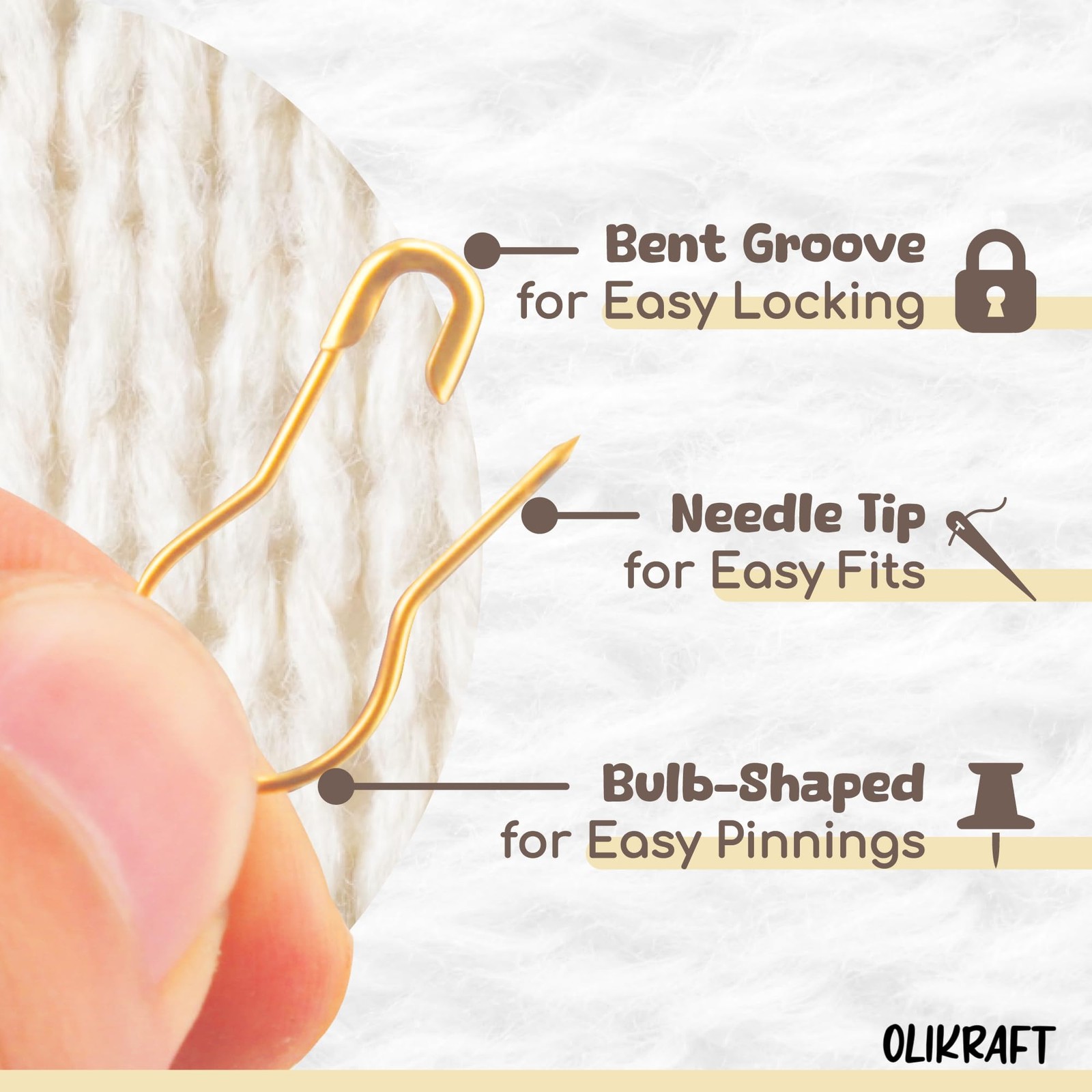 24 Colors 1200 Pieces Knitting Stitch Markers for Knitting Markers - Metal St...