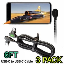 3 PACK MCDODO 3A PD 60W USB C to Type C Fast Charging Cable Charger Data Cord